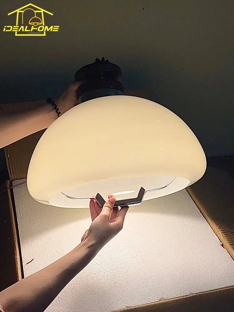 Cream Bauhaus Pendant Light