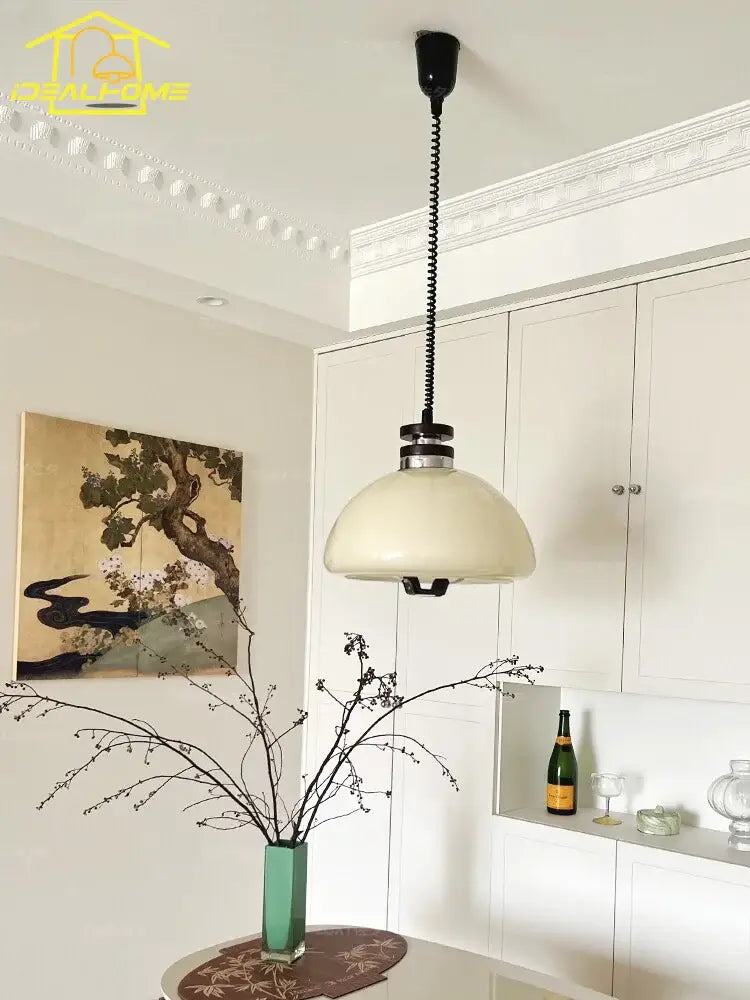 Cream Bauhaus Pendant Light
