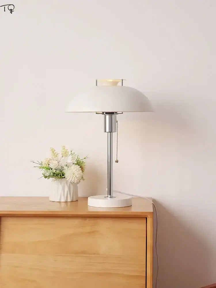 Red Bauhaus LED Lamp
