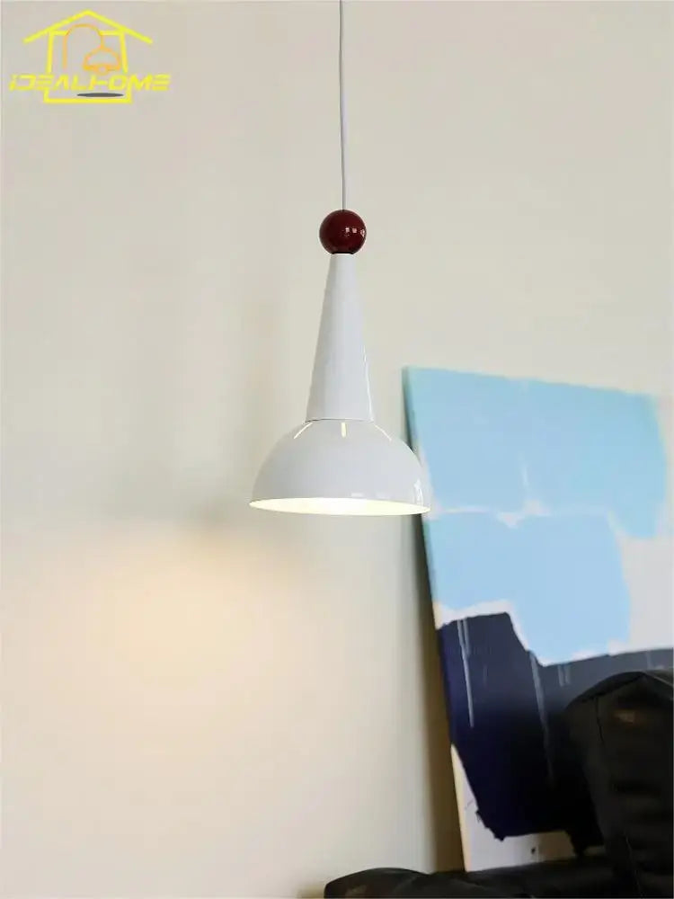 Red Glass Pendant Light