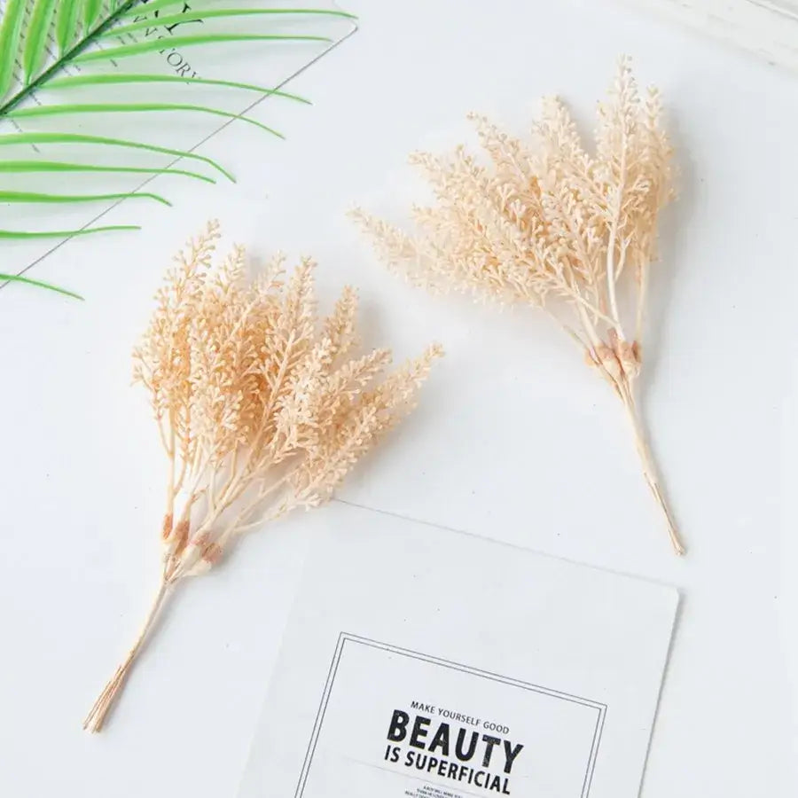 Beige Wheat Ear Stems