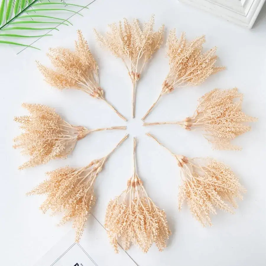 Beige Wheat Ear Stems