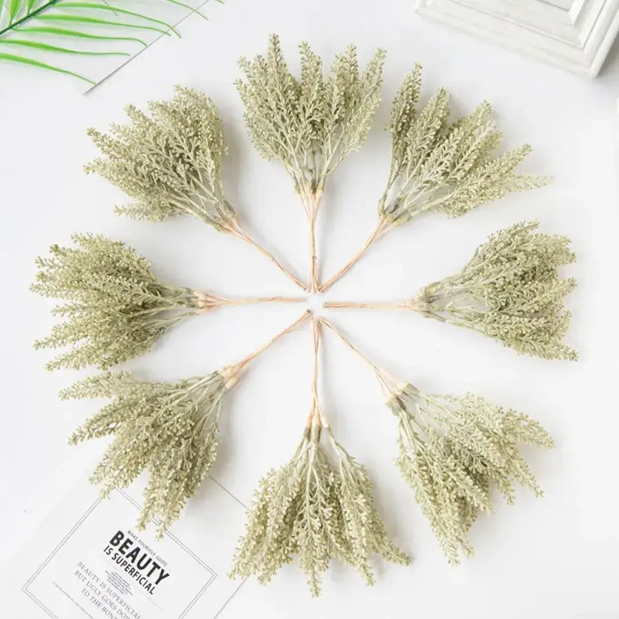 Beige Wheat Ear Stems