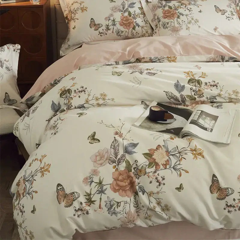 Beige Blush Cotton Bedding