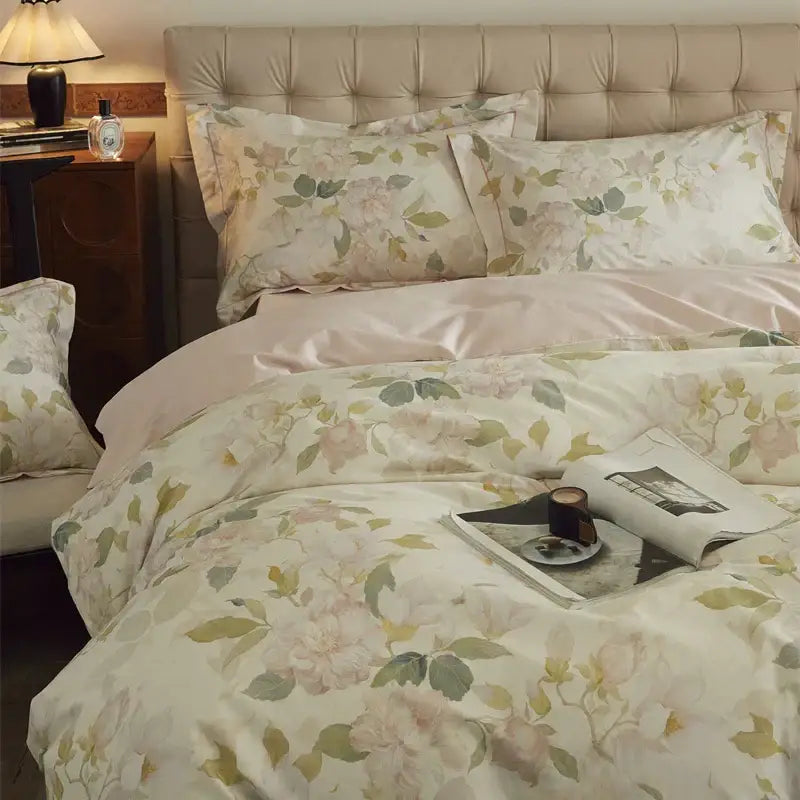 Beige Blush Cotton Bedding