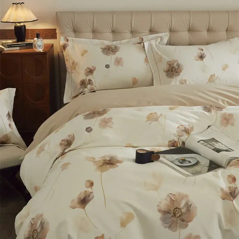 Beige Blush Cotton Bedding