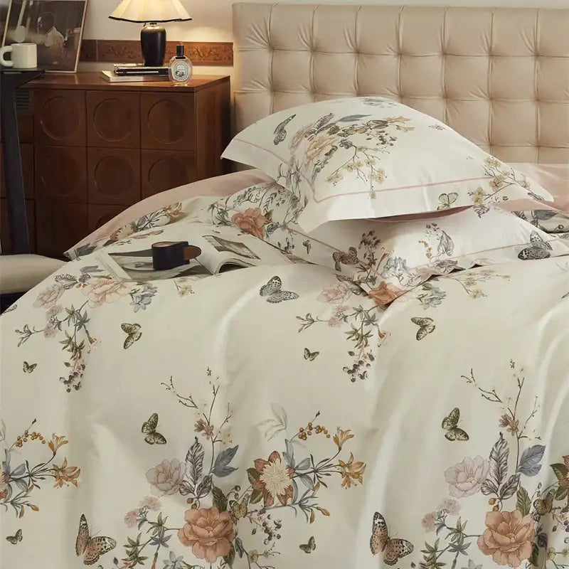 Beige Blush Cotton Bedding