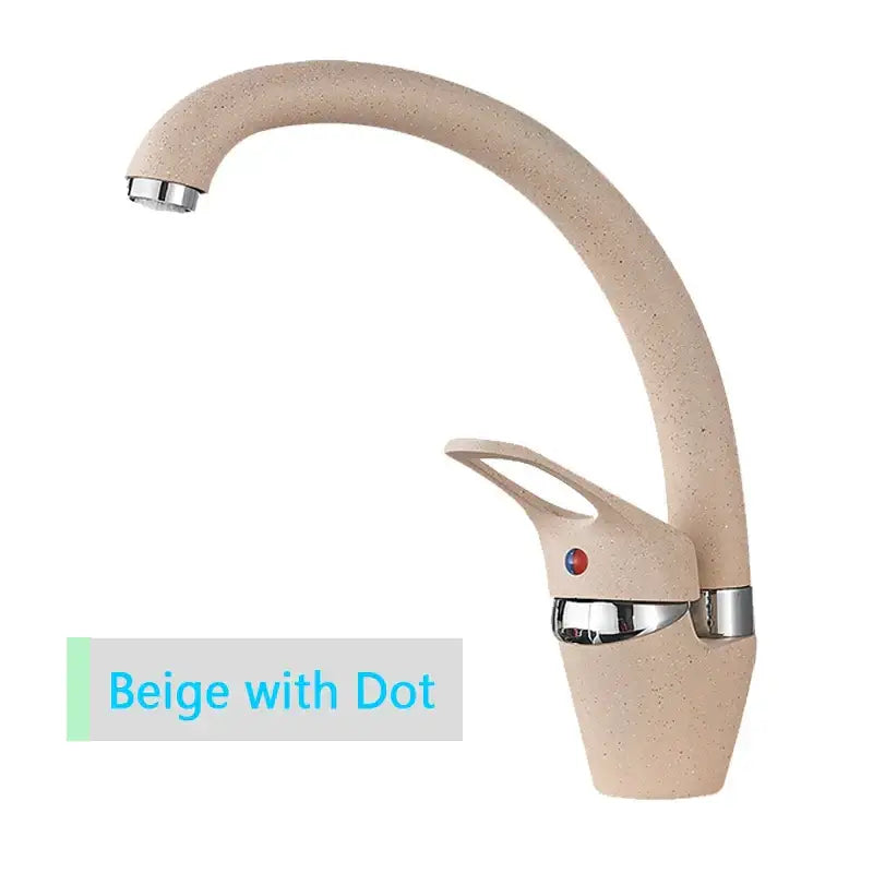 Beige Brass Swivel Faucet