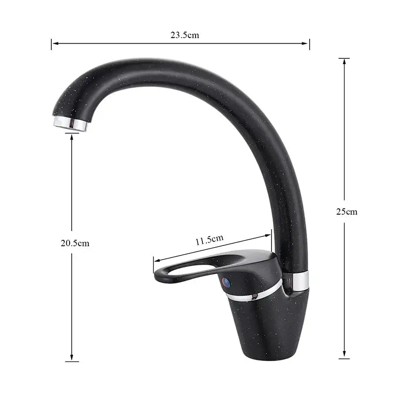 Beige Brass Swivel Faucet