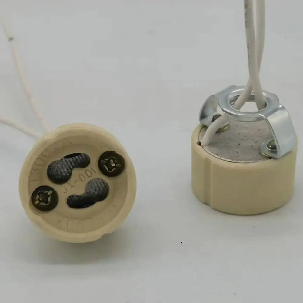 Beige Ceramic Socket Holder