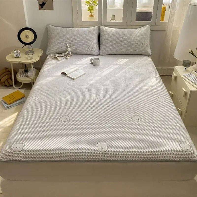 Beige Honeycomb Sheet Set