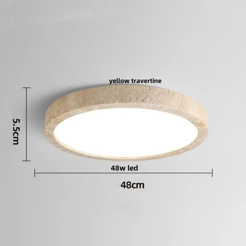 Beige Speckled Ceiling Light