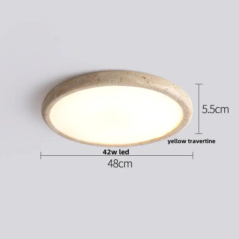 Beige Speckled Ceiling Light