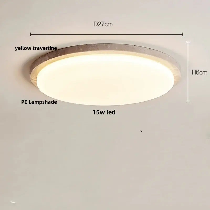 Beige Speckled Ceiling Light