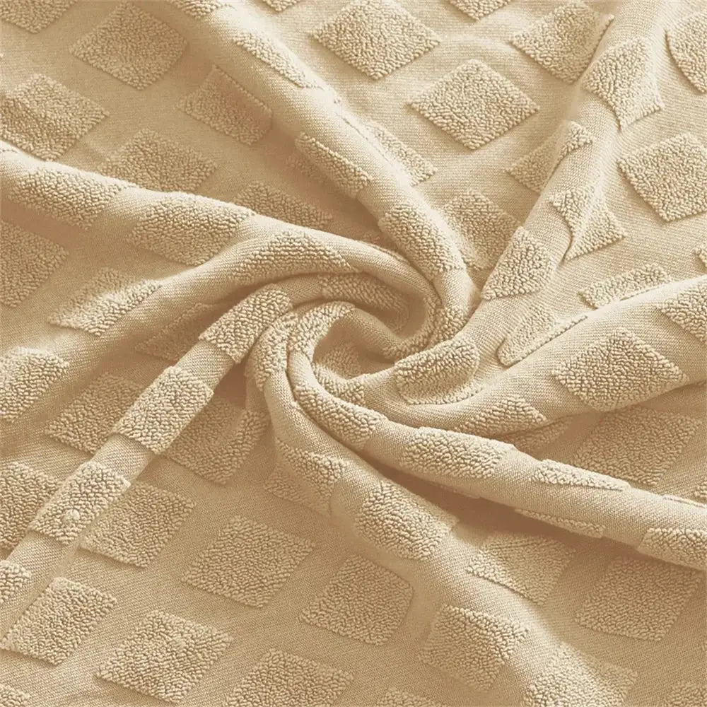 Gray Jacquard Chair Cover