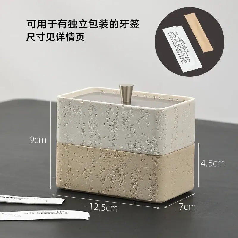 Stone Double Jewelry Organizer