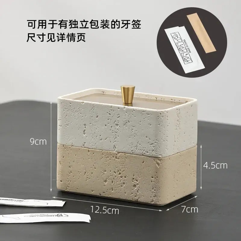 Stone Double Jewelry Organizer