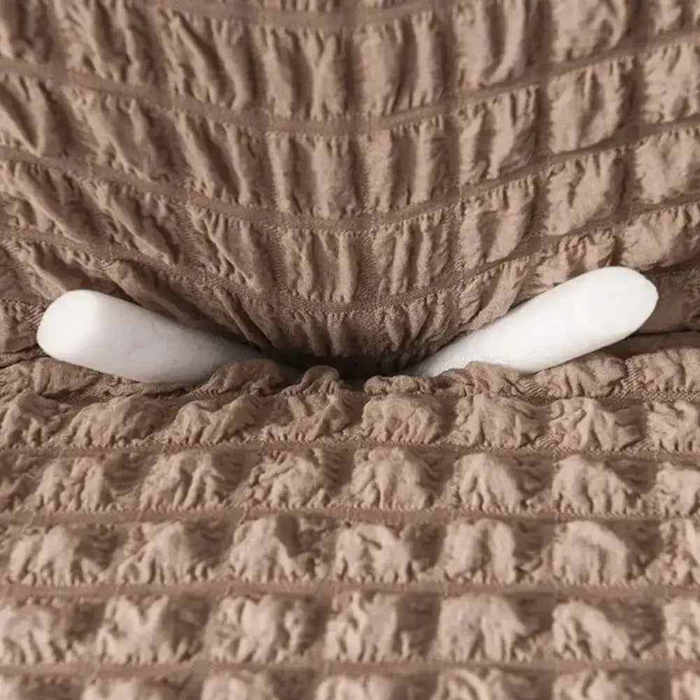 Beige Waffle Sofa Slipcover