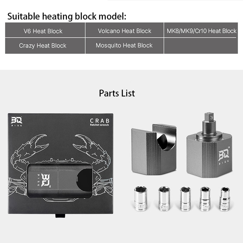 BIQU Crab Nozzle change / removal tool