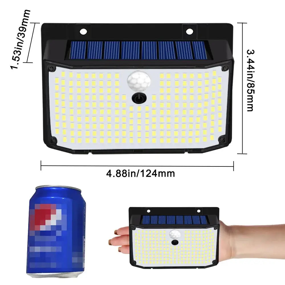 Black Solar Motion Lights