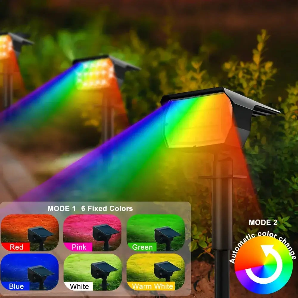 Black Solar Spotlights