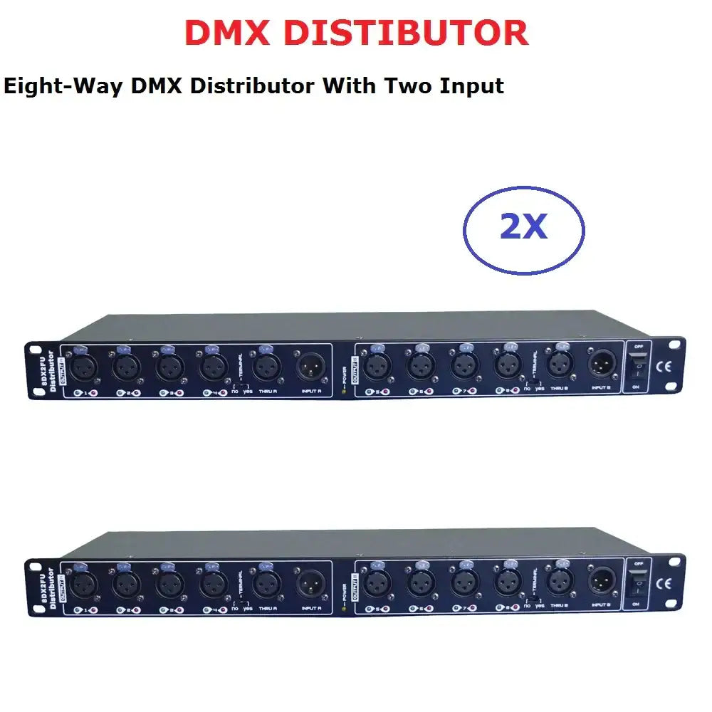 Black DMX512 Light Distributor