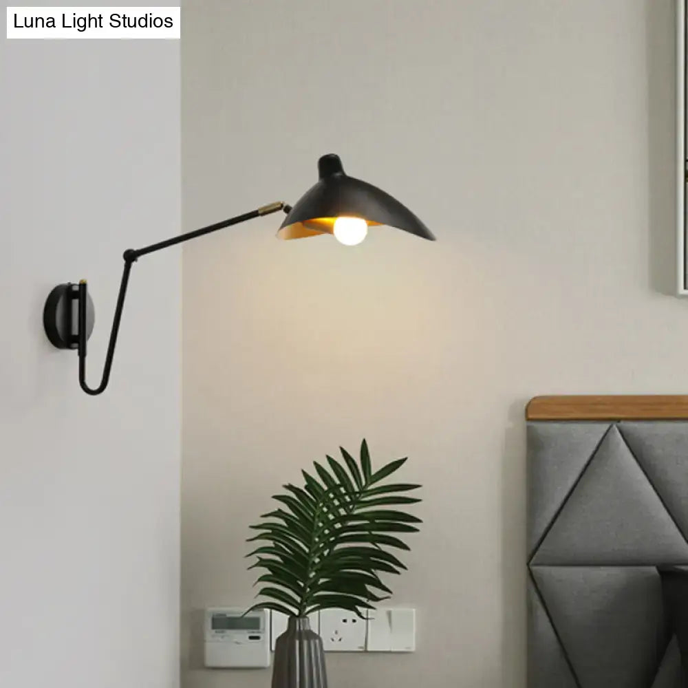 Brass Adjustable Wall Sconce
