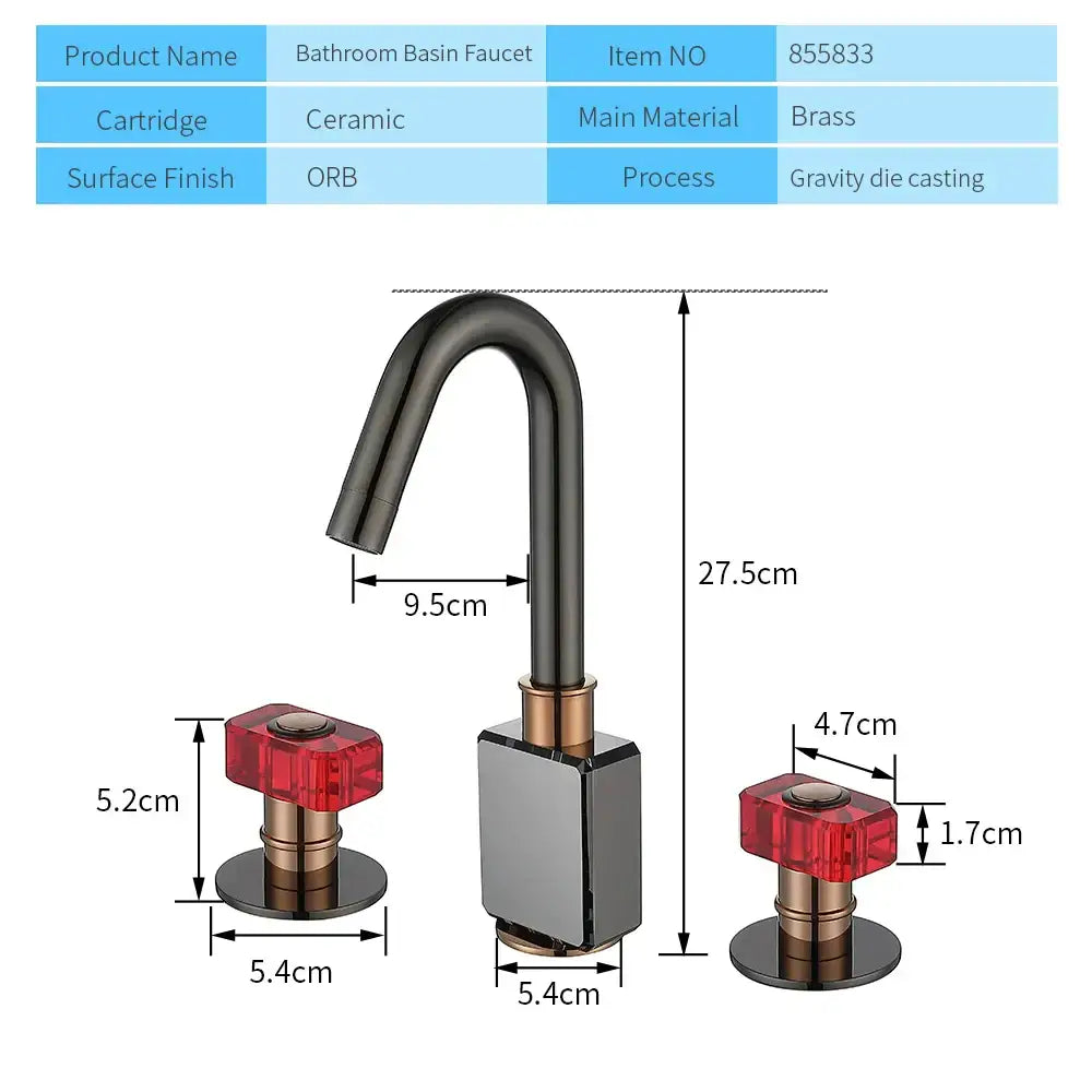 Brass Deck Mounted Faucet