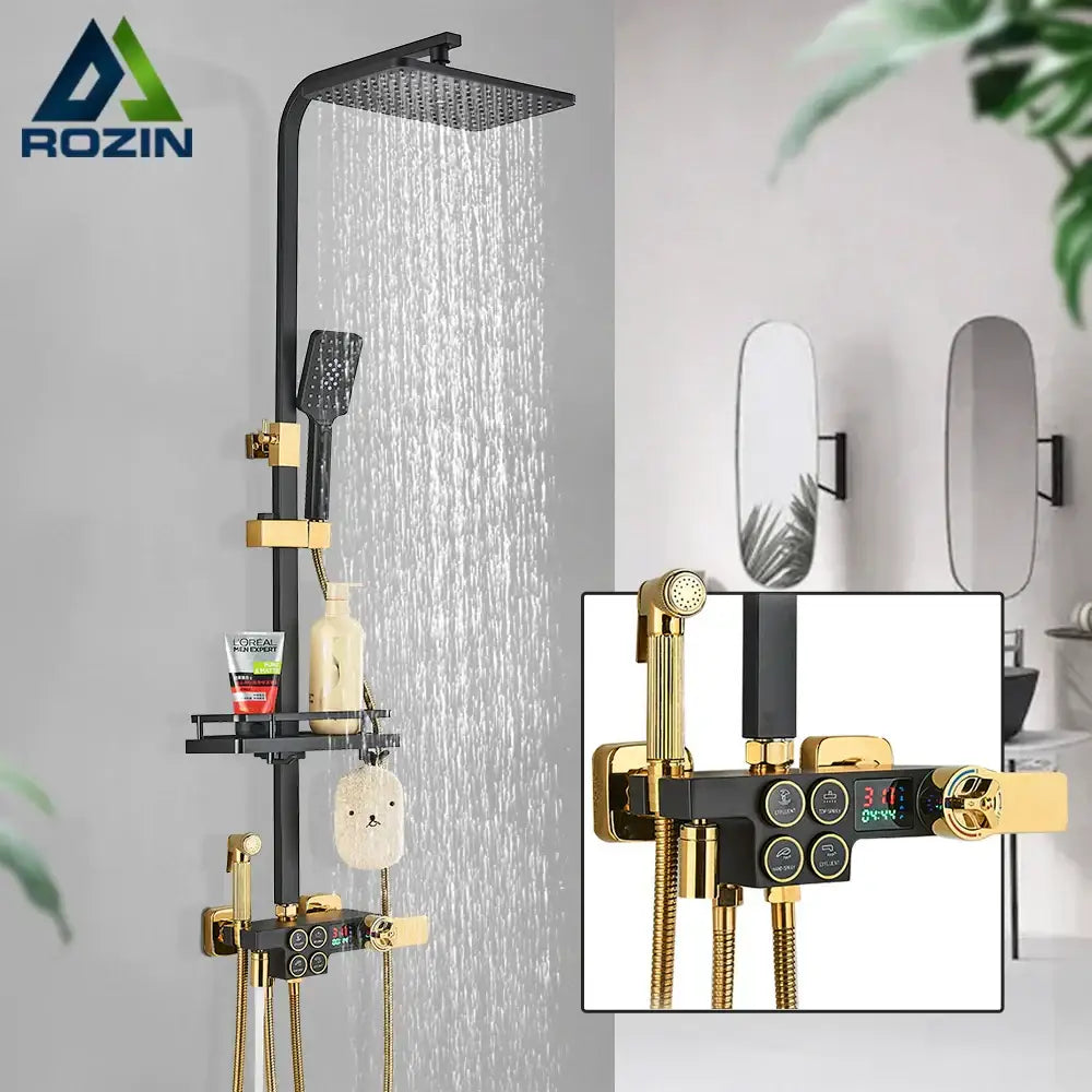 Brass Thermostatic Shower Set