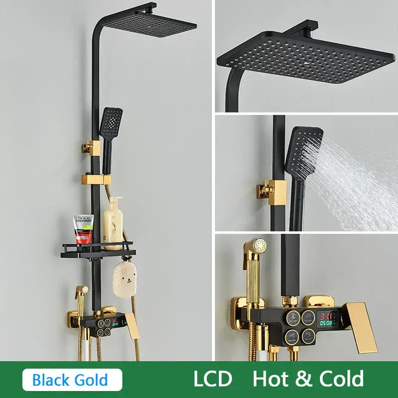 Brass Thermostatic Shower Set