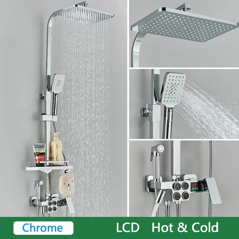 Brass Thermostatic Shower Set