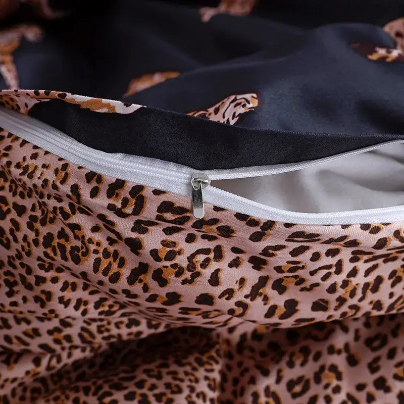 Rose Gold Leopard Duvet