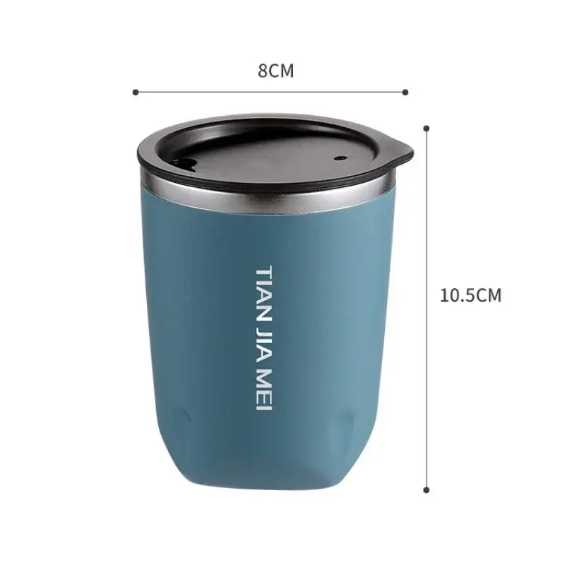 Black Stainless Travel Flask