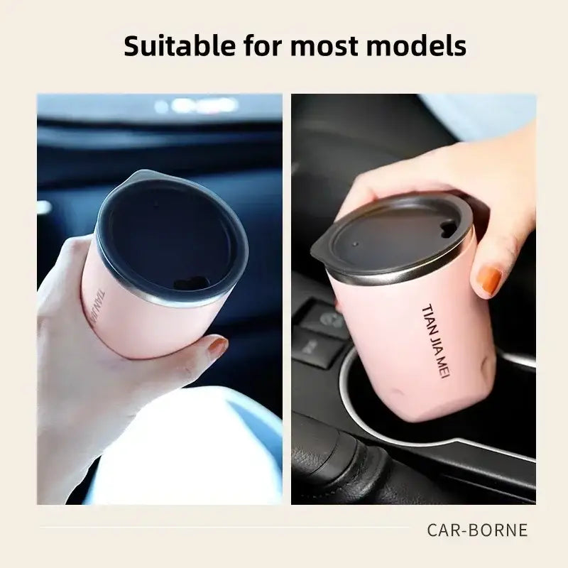 Black Stainless Travel Flask