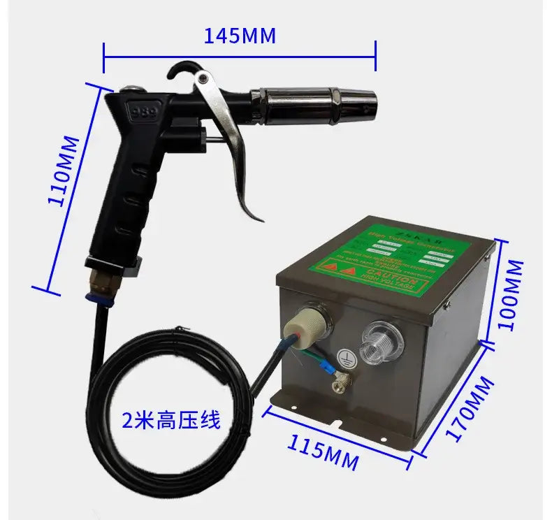 Black Ionizing Air Gun