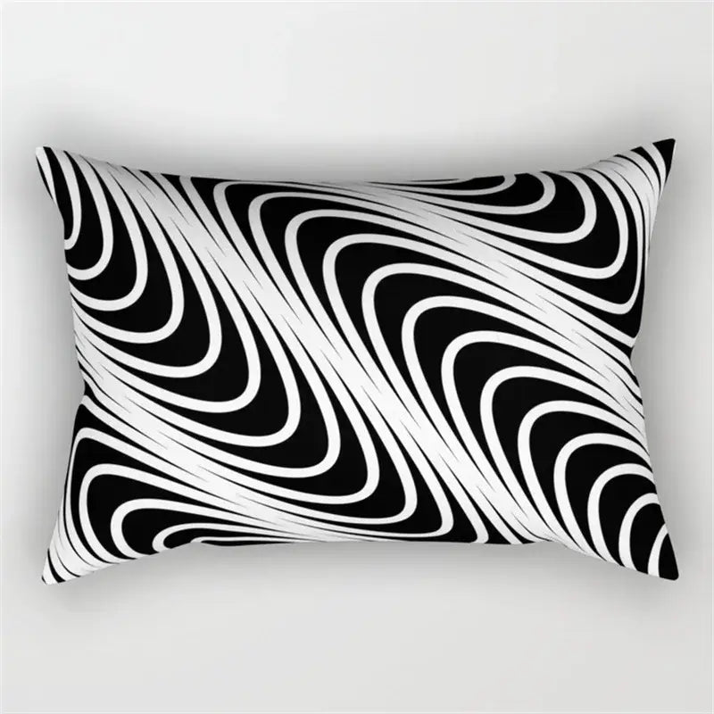 Wave Line Pillowcase Set Bedroom Decor