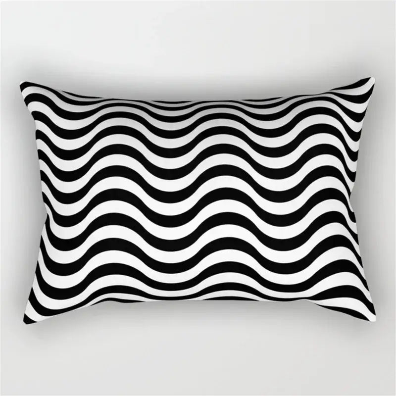 Wave Line Pillowcase Set Bedroom Decor
