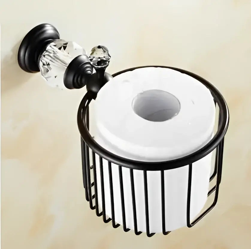Brass Crystal Bath Accessories