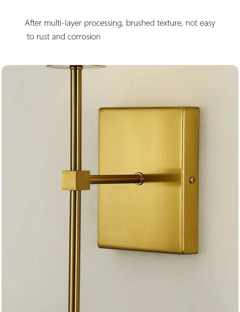 Black Brass Fabric Sconce
