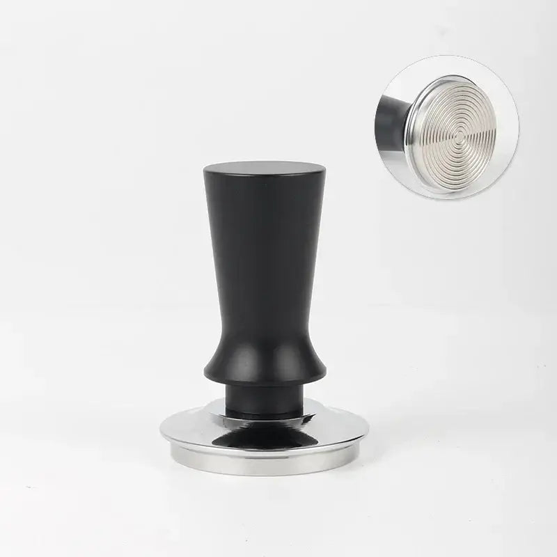Black Steel Espresso Tamper
