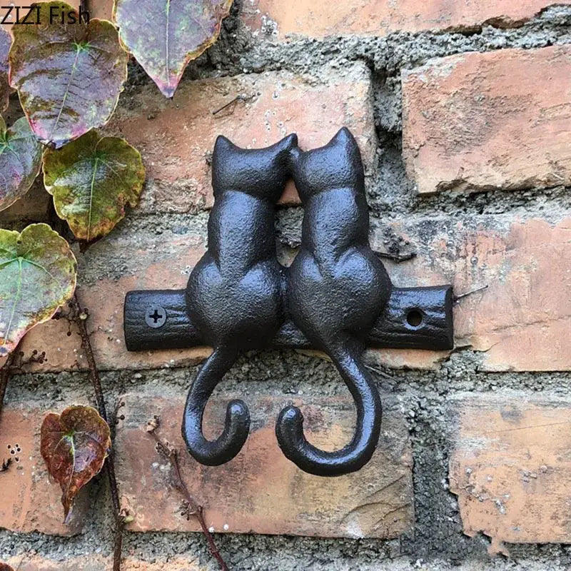 Black Iron Hook Shelf