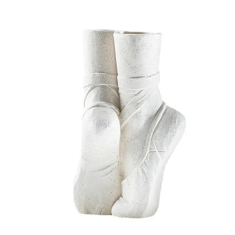 Black Ceramic Ballet Vase