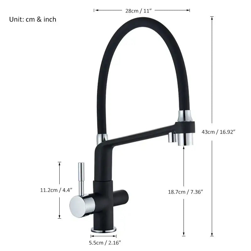Chrome Pull-Down Faucet