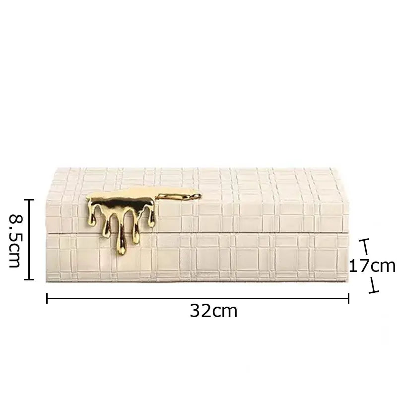 Black Leather Jewelry Box