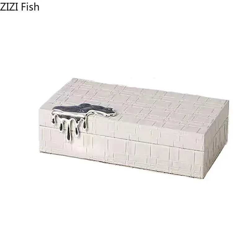 Black Leather Jewelry Box