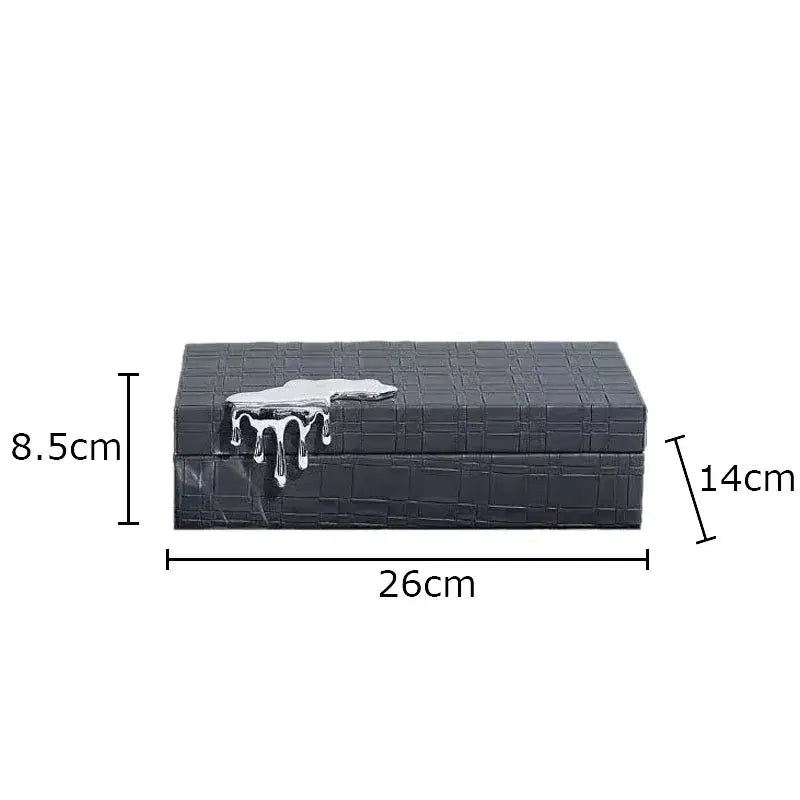 Black Leather Jewelry Box