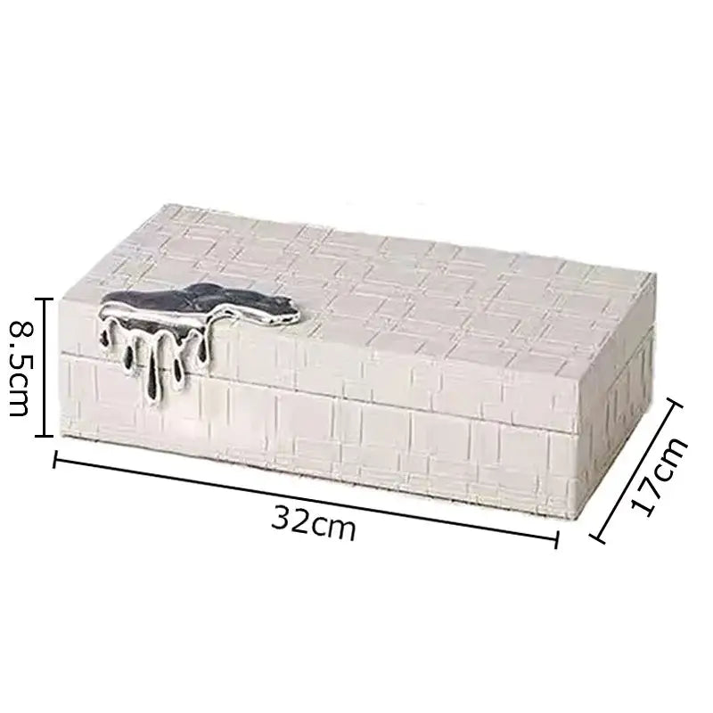 Black Leather Jewelry Box