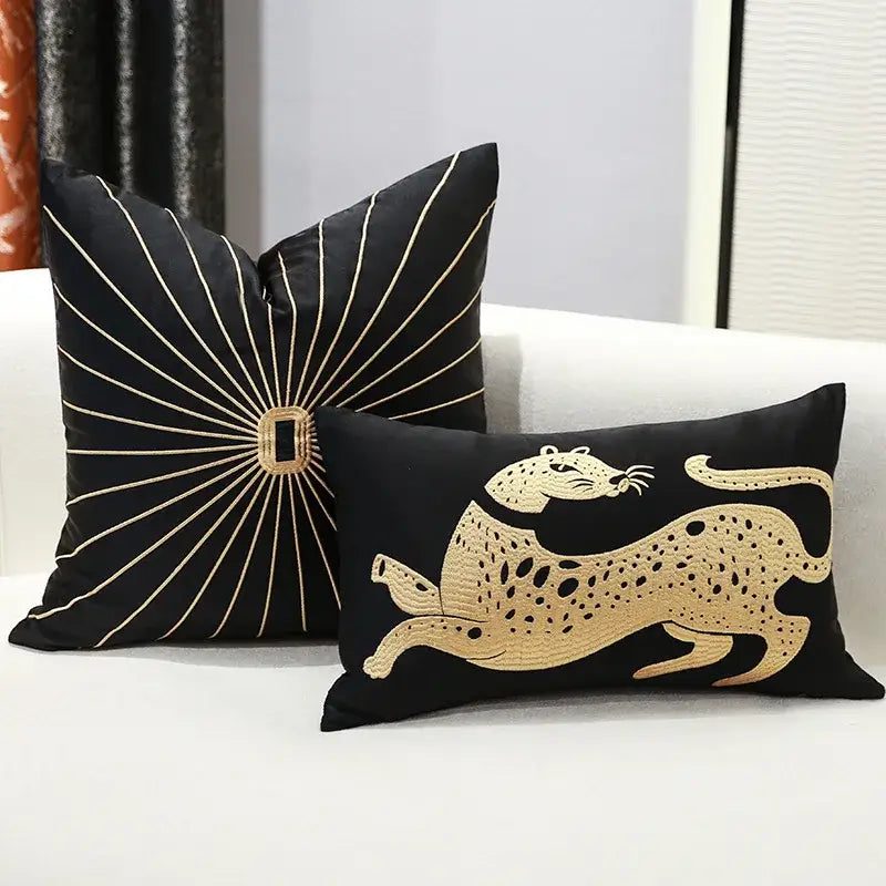 Black Gold Leopard Covers