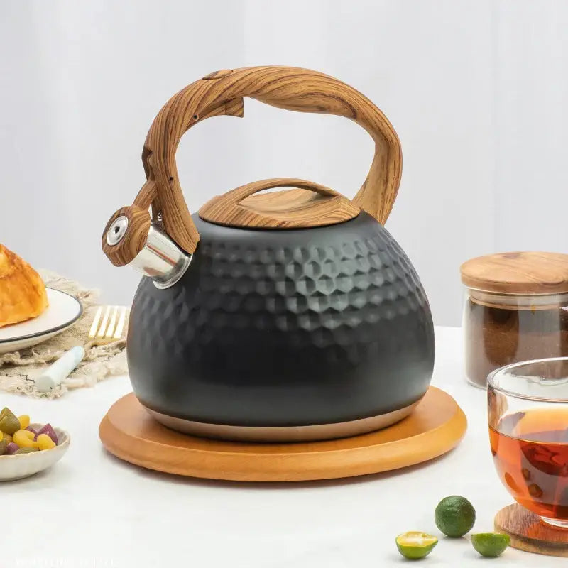 Black Hammered Kettle