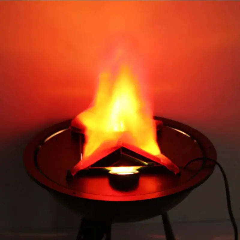 Black Flame Pendant Light